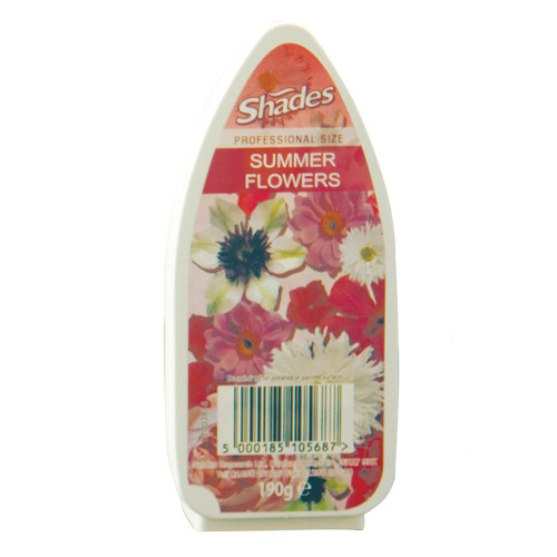 SHADES GEL BOAT SUMMER FLOWERS AIR FRESHENER (12X190G)