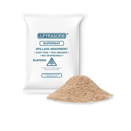 FOOD GRADE SPILL ABSORBENT - 10L - 1152 BAGS (8 PALLETS)