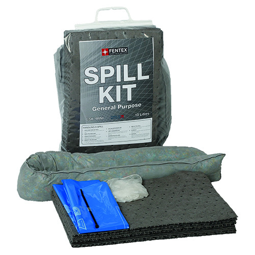 GENERAL PURPOSE SPILL KIT IN CLIP-TOP BAG (10 LITRE)