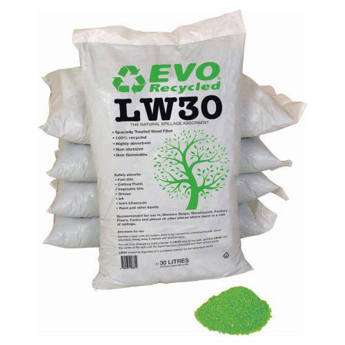 FIRE RETARDANT WOOD FIBRE ABSORBANT GRANULES 30L (PALLET/40 BAGS)