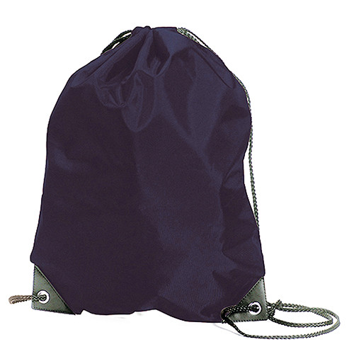 SHUGON NYLON DRAWSTRING BACKPACK - BLACK