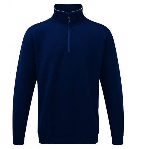 GROUSE 1270 1/4 ZIP SWEATSHIRT - NAVY - L