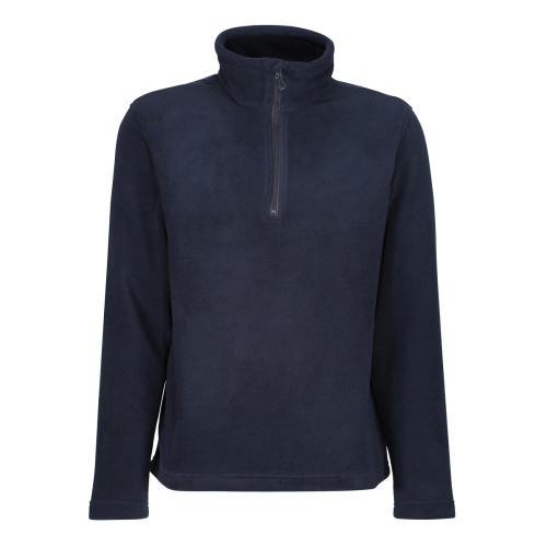 REGATTA HONESTLY MADE 100% RECYCLED HALF ZIP FLEECE - BLACK - 2XL