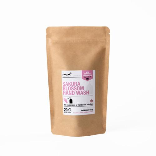 PVA SAKURA BLOSSOM 1 LTR REFILL HAND WASH SACHETS