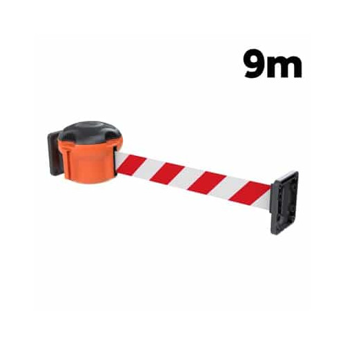 (KIT11) YELLOW WITH RED/WHITE DANGER CHEVRON TAPE.