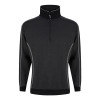 ORN Crane 1/4 Zip Sweatshirt Charcoal Melange/Black