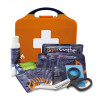 BURNS FIRST AID KIT IN ORANGE AURA3 BOX