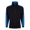 ORN Avocet 1/4 Zip Sweatshirt Black/Reflex Blue