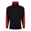 ORN Avocet 1/4 Zip Sweatshirt Black/Red