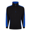 ORN Avocet 1/4 Zip Sweatshirt Black/Royal Blue