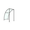 LEYTON CYCLE SHELTER - 1 METRE - PETG ROOF