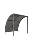 LEYTON CYCLE SHELTER - 2 METRE - GALVANISED ROOF
