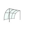 LEYTON CYCLE SHELTER - 3 METRE - PETG ROOF
