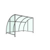 STRATFORD CYCLE SHELTER - 3 METRE - PETG ROOF