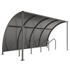 VS1 CYCLE SHELTER - 4 METRE - GALVANISED ROOF