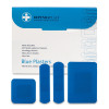 DEPENDAPLAST BLUE FOOD AREA PLASTERS ASSORTED BOX OF 100