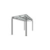 BEDFORD SMOKING/CYCLE SHELTER - 5 METRE - CLEAR PETG ROOF