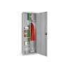 SLIM CUPBOARD FOR CLOTHING AND EQUIPMENT-GREY (1830x610x457)