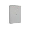 COSHH CABS 3 SHELVES 45LTR 3 POINT LOCKING (PLUS COSHH GUIDANCE NOTICE)-GREY (1830x1220x457)