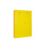 HAZ CABS 3 SHELVES 45LTR 3 POINT LOCKING-YELLOW (1830x1220x457)