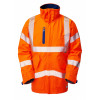 Marisco Hi Vis Waterproof Jacket Orange
