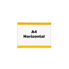 INDUSTRIAL STRENGTH CLEAR POCKET - SELF-ADHESIVE - H.310 X W.215MM - A4 HORIZONTAL - PACK OF 10