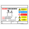 WEIGHT LOAD IDENTIFICATION - MEZZANINE FLOOR WEIGHT LOAD - H.210 X W.295