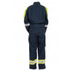 Cantex Coverall Navy/Yellow