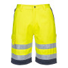 Hi Vis Poly Cotton Shorts Yellow / Navy