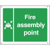 300X400MM FIRE ASSEMBLY POINT VANDAL RESISTANT SIGN