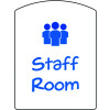 STAFF ROOM SCHOOL SIGN