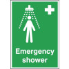 210X148MM EMERGENCY SHOWER - RIGID