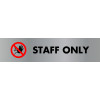 STAFF ONLY DOOR SIGN