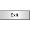 EXIT ARCHITECTURAL DOOR SIGN LEFT ALIGNED
