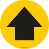 FLOOR GRAPHIC MARKERS WITHOUT TEXT - 430MM DIA. - DIRECTIONAL ARROW
