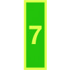 7 -NITE GLO SELF ADHESIVE