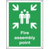 400X300MM FIRE ASSEMBLY POINT - ALUMINIUM