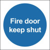 200X200MM FIRE DOOR KEEP SHUT - RIGID