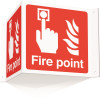 FIRE POINT PROJECTING 3D SIGN