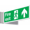 150X450MM FIRE EXIT UP SIGN - T BAR