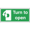 50X100MM TURN TO OPEN ANTI-CLOCKWISE - RIGID