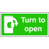 50X100MM TURN TO OPEN CLOCKWISE - RIGID