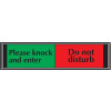 PLEASE KNOCK AND ENTER SLIDER SIGN
