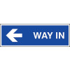 WAY IN ARROW LEFT