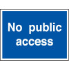 NO PUBLIC ACCESS
