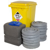 GENERAL PURPOSE KIT YELLOW WHEELIE BIN (360 LITRE)