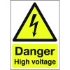 420X297MM DANGER HIGH VOLTAGE - RIGID
