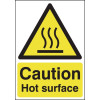 297X210MM CAUTION HOT SURFACE - RIGID