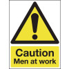297X210MM CAUTION MEN AT WORK - RIGID