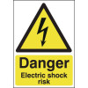 210X148MM DANGER ELECTRIC SHOCK RISK - RIGID